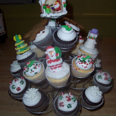 Christmas Cupcake Tree