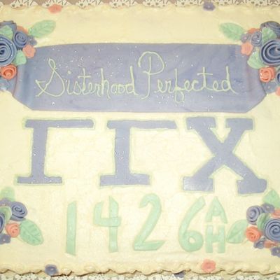 Gamma Gamma Chi Cake