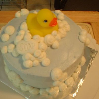 Rubber Ducky Smash Cake