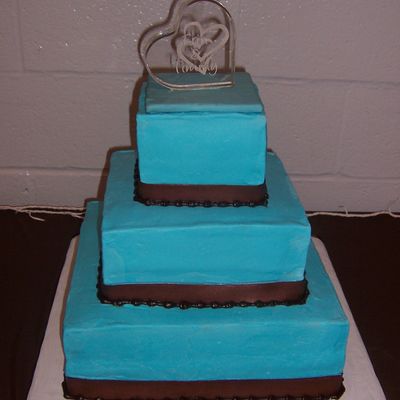 Teal And Brown Wedding