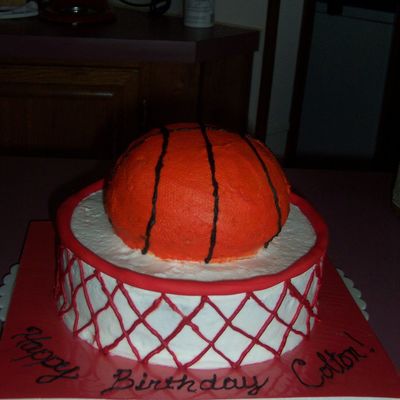 Coltons Basketball Cake