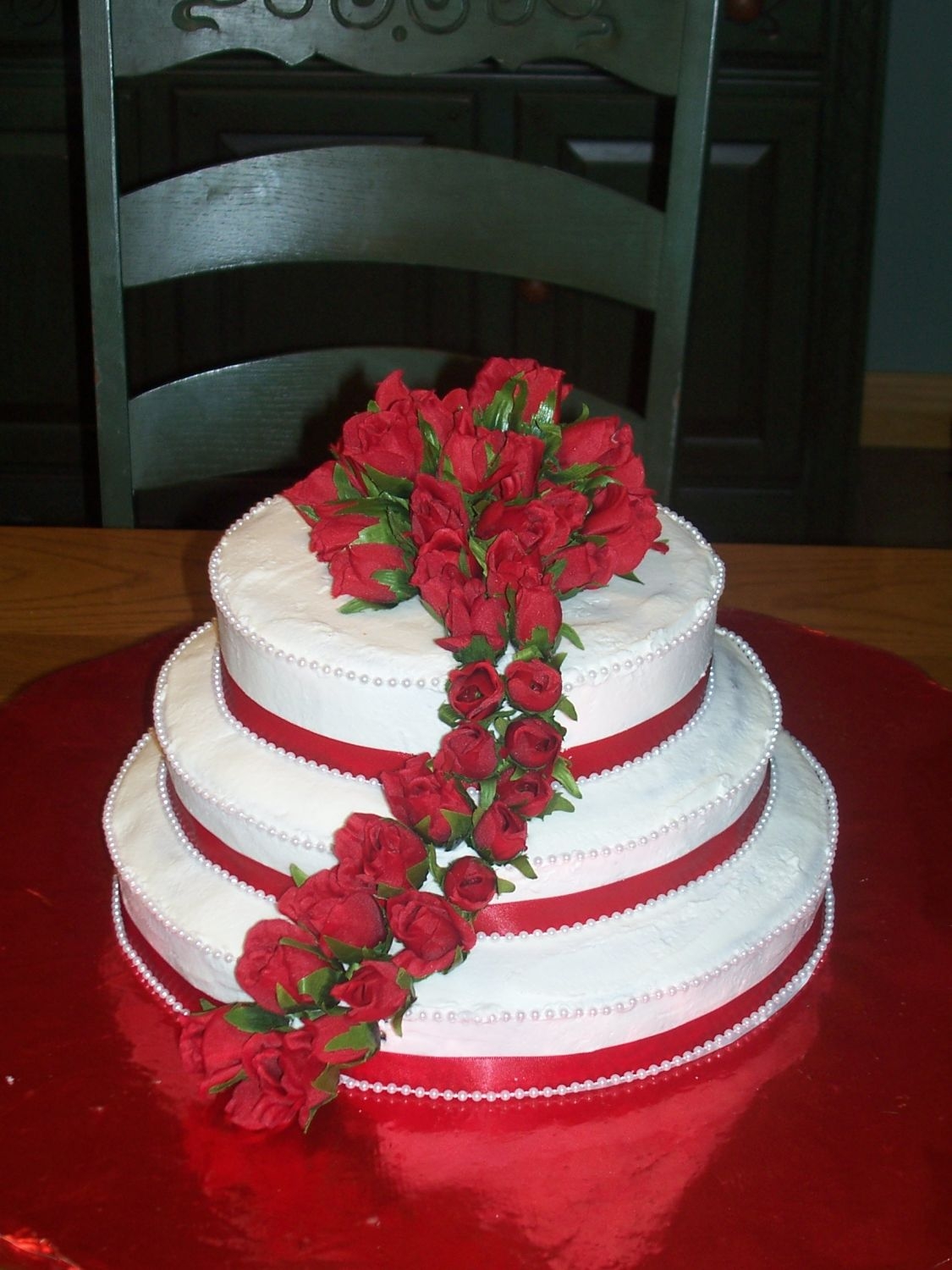 Christmas Wedding Cake