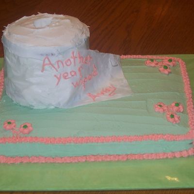Toilet Paper Cake