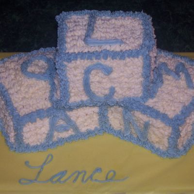 1St. Birthday Blocks Smash Cake
