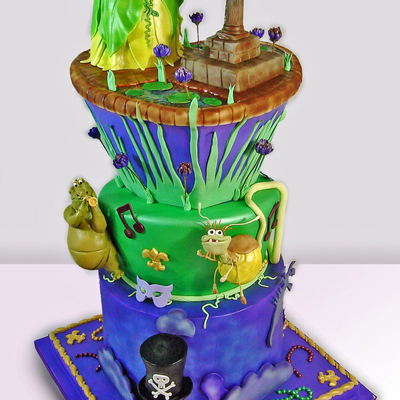 The Princess And The Frog Cake