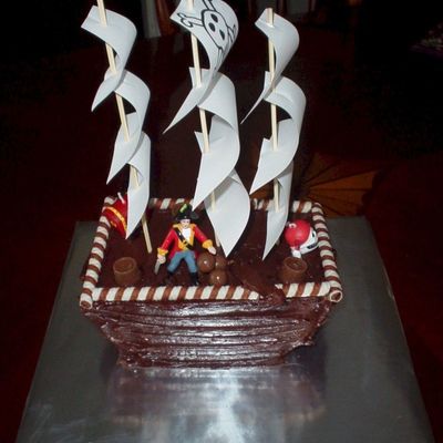 Pirate Ship Cake