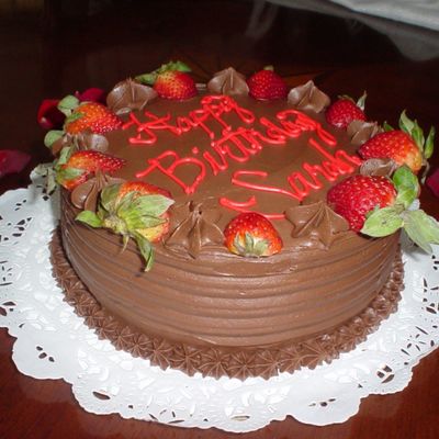 Chocolate Cake With Vanilla Filling