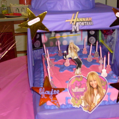 Hannah Montana Stage Cake