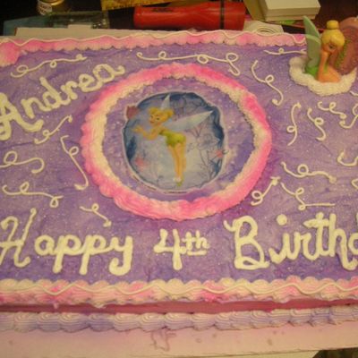 Tinkerbell Birthday Cake