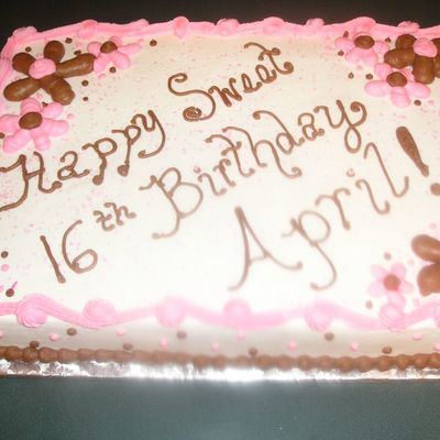 Sweet 16Th Birthday Cake