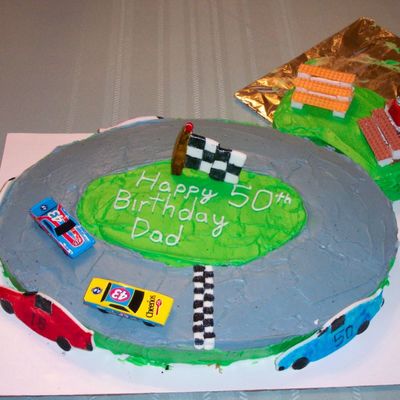 Nascar Birthday Cake