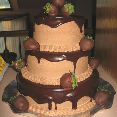 Chocolate Wedding Cake
