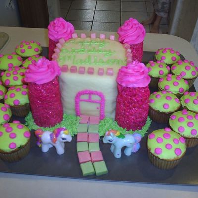 My Little Pony Cottage Castle Cake