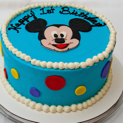 Mickey Mouse Birthday Cake