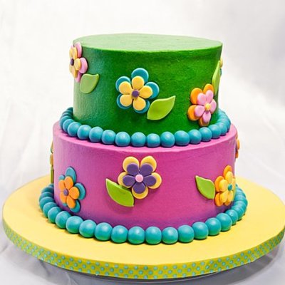 Flower Birthday Cake
