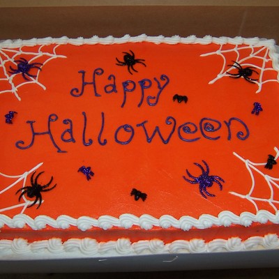 Halloween Sheet Cake