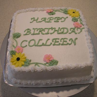 Buttercreme With Corner Spray And Black Eyed Susans