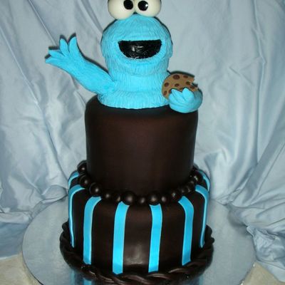 Cookie Monster Cake