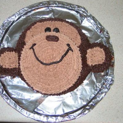 Monkey Birthday Cake