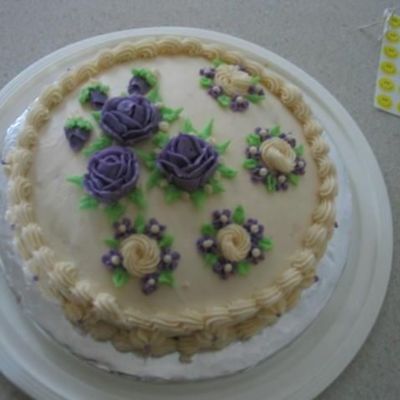 Purple Birthday Cake