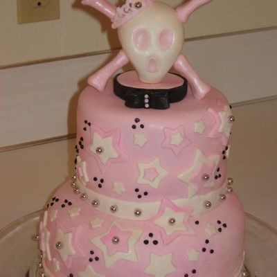Princess Skull Cake
