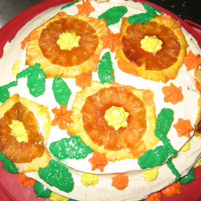 Pineapple Flower Cake