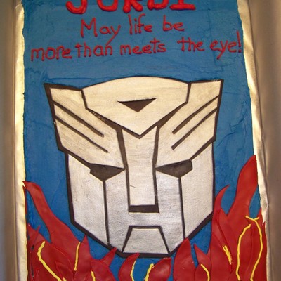 Tranformer Cake