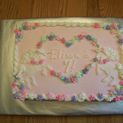 Unicorn Birthday Cake