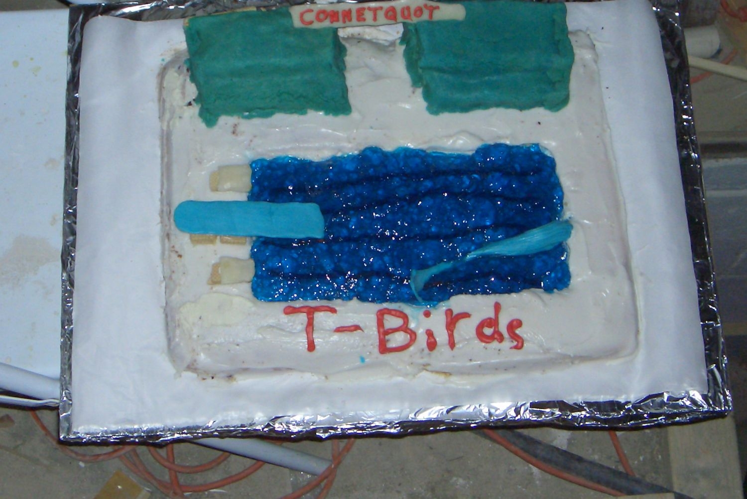 End Of The Season Swimming Cake.