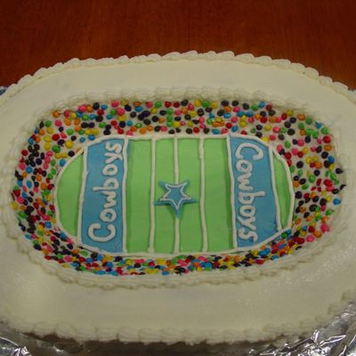 Dallas Cowboys Stadium Cake