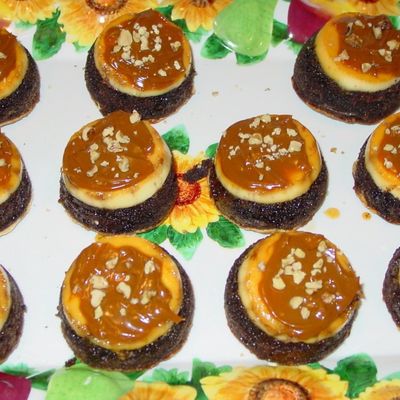 Chocoflan Cupcakes