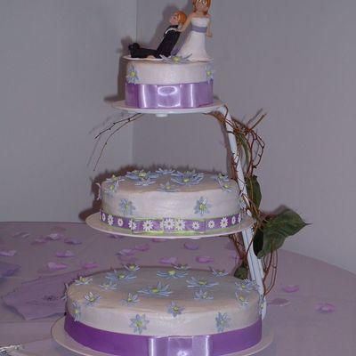 Purple Daisy Wedding