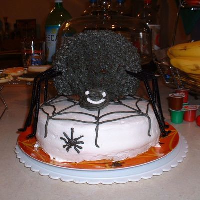 Spider Birthday Cake