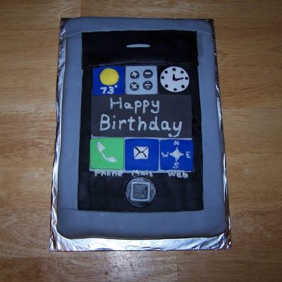 Iphone Birthday Cake