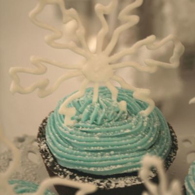 Snowflake Cupcake