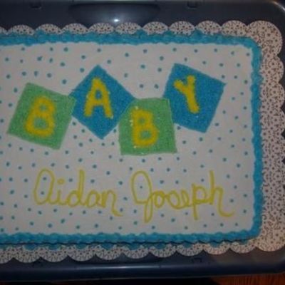 Baby Shower Cake For A Boy