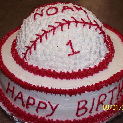 Birthday Baseball Cake