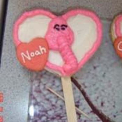 Elephant Cookie Pops