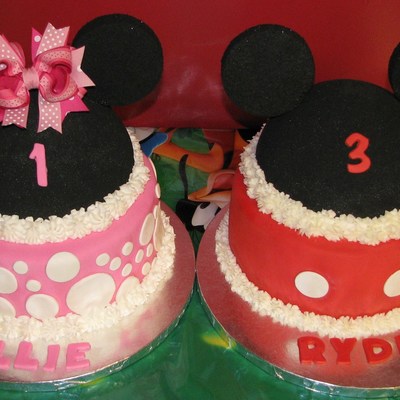 Mickey And Minnie Mouse