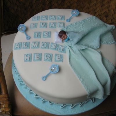 Baby Boy Shower Cake