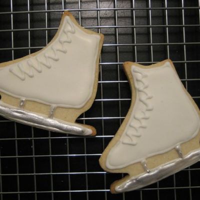 Ice Skate Cookies