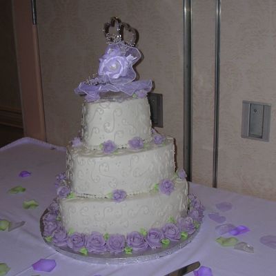 3 Tier Heart Cake