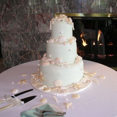Seashell Wedding Cake