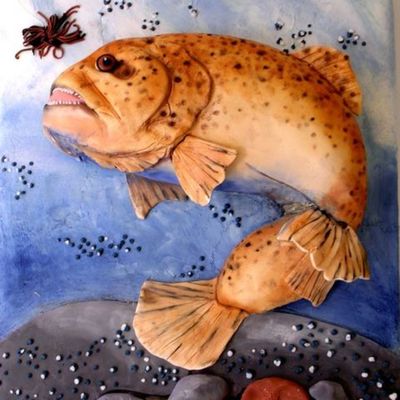 Fish Grooms Cake