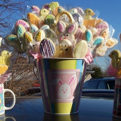 Easter Bouquet Cookies