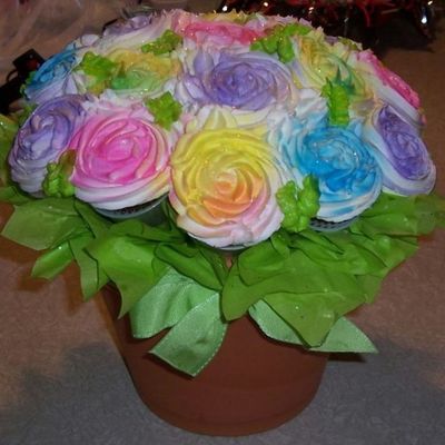 Flower Cupcake Bouquet