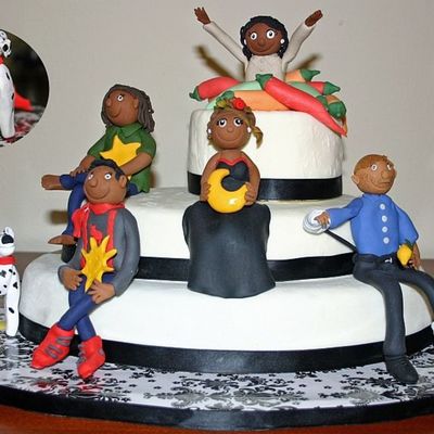 The Cake For The Black And White Party