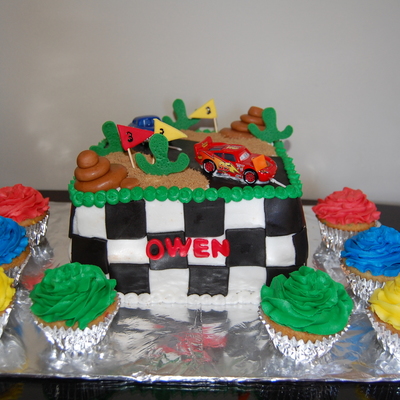 Cars 2Nd Birthday Cake