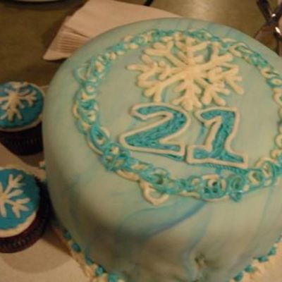 21 Snowflake Birthday