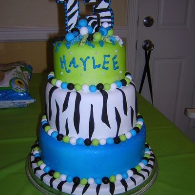 My Sweet Girl's 13Th Zebra Cake